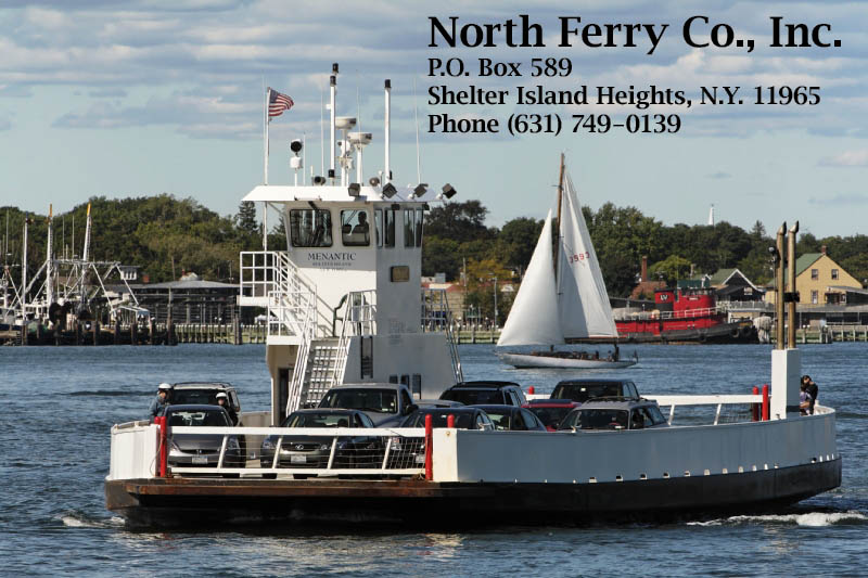 North Ferry takes you between the Northfork and Southfork. Also to Connecticut from the Northfork.